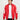 8 Ball Vibrant Red Leather Bomber Jacket - Front