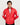 8 Ball Vibrant Red Leather Bomber Jacket - Zipped