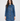 Adeline Blue Leather Bracelet-Sleeve Car Coat
