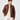 Alden Classic Shirt Collar Brown Leather Jacket - Side