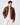Alden Classic Shirt Collar Brown Leather Jacket - Side