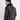 Arctic Wool Embellished Buffer Black Bomber Aviator Jacket - Back