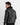 Arctic Wool Embellished Buffer Black Bomber Aviator Jacket - Back