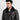 Arctic Wool Embellished Buffer Black Bomber Aviator Jacket - Zoom