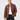 Ashford Brown Leather Trucker Jacket - Open Button