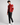 Brad Pitt Fight Club Mayhem Red & White Leather Jacket - Pose