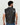 Brady Metallic Black Leather Vest - Back