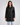 Dakota Johnson Materialists Black Leather Coat - Close Button