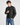 David Beckham Black Leather Biker Jacket - Open Zipper