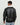 Demi Lined White Shearling Black Aviator Leather Jacket - Back