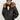 Elias Black Leather Jacket with Natural Fur Hood - Zoom