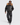 Elias Black Leather Jacket with Natural Fur Hood - Pose