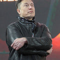 Elon Musk Black Leather Jacket