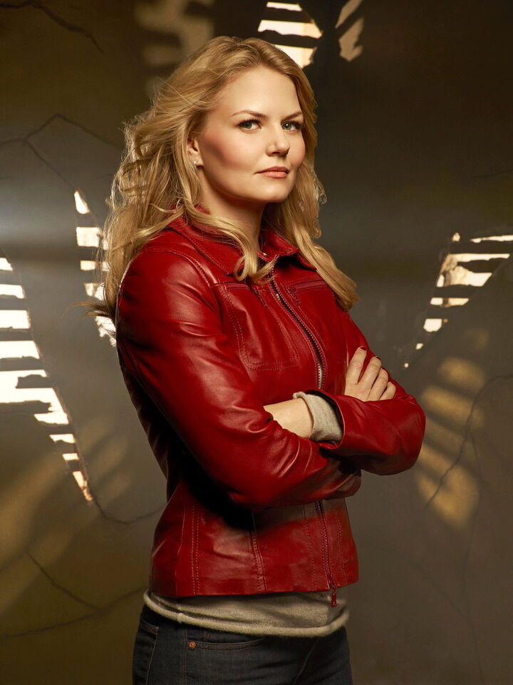 Once Upon A Time Emma Swan Red Leather Jacket