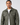 Everett Olive Green Leather Trucker Jacket - Zoom