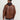 Fritz Brown Hoodie Leather Jacket - Back