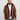 Fritz Brown Hoodie Leather Jacket - Front Unzipped