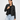 Hailey Baldwin Bieber Black Leather Jacket - Front