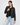 Hailey Baldwin Bieber Black Leather Jacket - Front