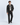 Harrington Black Leather Jacket - Pose
