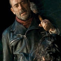 Jeffrey Morgan The Walking Dead Black Leather Jacket - Movie