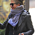 Jennifer Aniston Black Leather Jacket