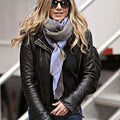 Jennifer Aniston Black Leather Jacket