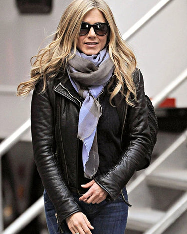 Jennifer Aniston Black Leather Jacket