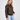 Kendall Jenner Brown Leather Jacket - Side