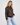 Kendall Jenner Brown Leather Jacket - Side