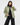 Kendall Jenner Green Leather Jacket - Front