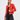 Kristen Stewart Quilted Biker Red Leather Jacket - Left