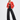 Kristen Stewart Quilted Biker Red Leather Jacket - Pose