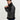 Kristoff All Black B-3 Leather Bomber Jacket - Left