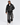 Kristoff All Black B-3 Leather Bomber Jacket - Pose
