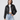 Miley Cyrus X Max Azria Inspired Black Leather Jacket - Front
