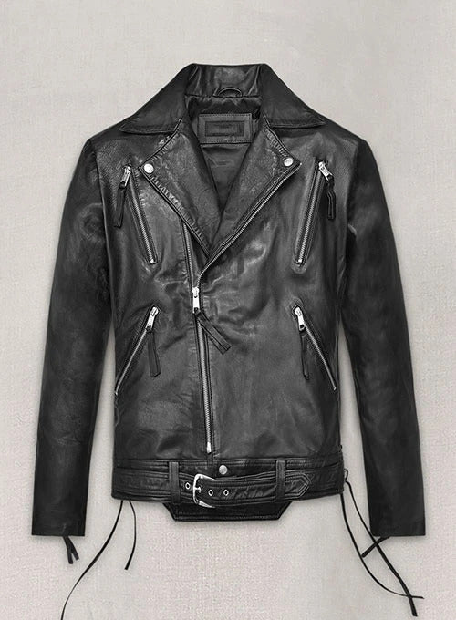 Nicolas Cage Ghost Rider Black Leather Jacket