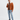 Novak Tan Goatskin Suede Shearling Trucker Jacket - Pose