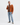 Novak Tan Goatskin Suede Shearling Trucker Jacket - Pose