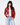Once Upon A Time Emma Swan Red Leather Jacket - Open Zipper