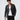 One Direction Zayn Malik Black Leather Jacket - Front