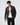 One Direction Zayn Malik Black Leather Jacket - Front
