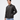 Raul Slim-Fit Ionic Black Leather Jacket - Left