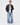 Raul Slim-Fit Ionic Black Leather Jacket - Pose