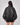 Rihanna The Laugh Factory Black Oversized Leather Jacket - Back
