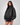 Rihanna The Laugh Factory Black Oversized Leather Jacket - Left
