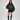 Rihanna The Laugh Factory Black Oversized Leather Jacket - Pose
