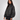 Rihanna The Laugh Factory Black Oversized Leather Jacket - Side