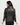 Roxette Quilted Black Slim Leather Jacket - Back