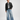 Ryan Gosling MFW Black Leather Jacket - Pose